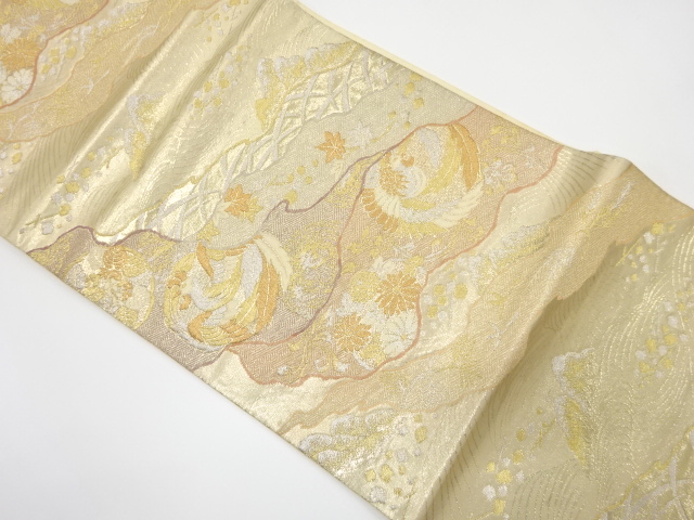 JAPANESE FUKURO OBI / WOVEN MICHINAGADORI